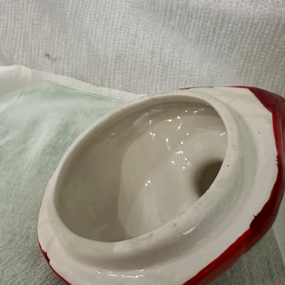 Vintage Hallmark  Ceramic Santa  Face Cookie Jar, - Picture 8 of 8